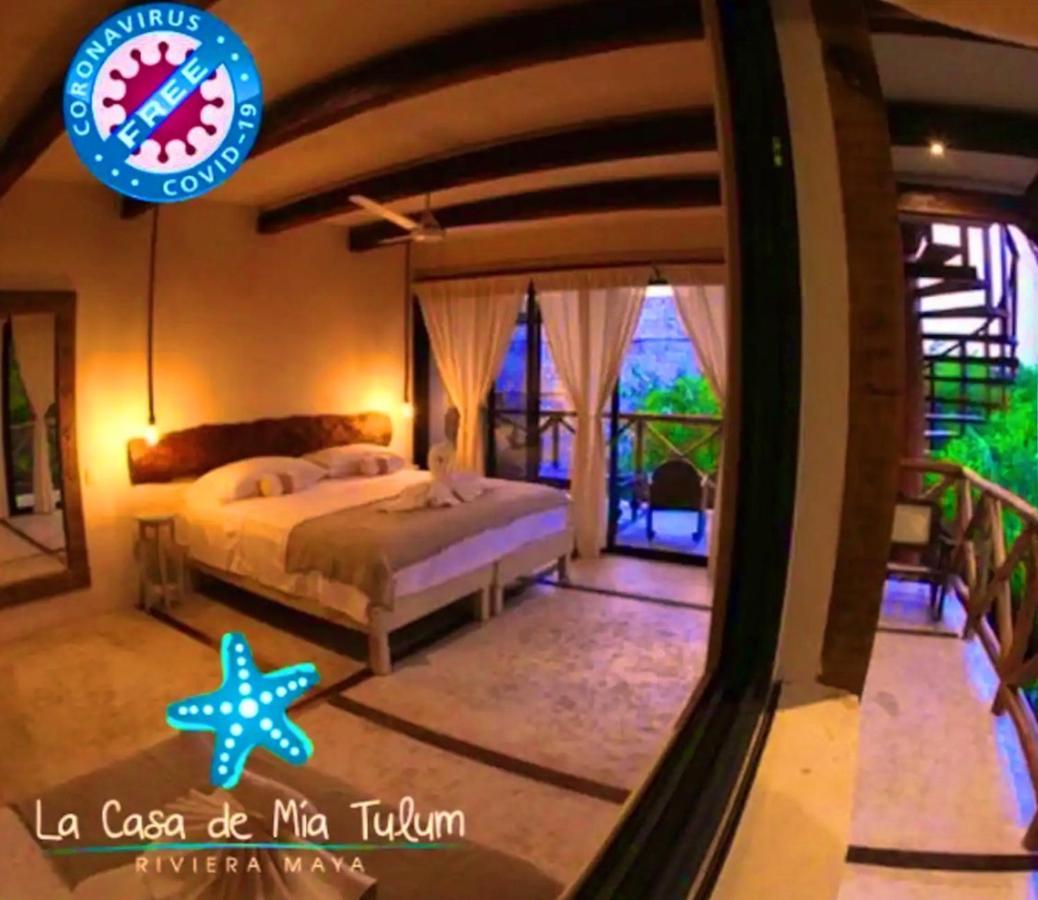 Отель La Casa De Mia Тулум Экстерьер фото